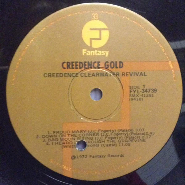 Creedence Clearwater Revival – Creedence Gold (E/E) – LP, AU 1973 - Image 5