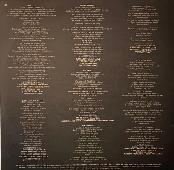 Crosby, Stills & Nash – CSN (VG/VG) – LP, AU 1977 - Image 4