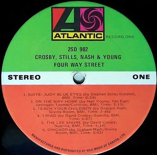 Crosby, Stills, Nash & Young – 4 Way Street (VG/VG) – 2xLP, CA 1972 - Image 4