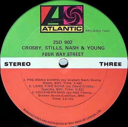 Crosby, Stills, Nash & Young – 4 Way Street (VG/VG) – 2xLP, CA 1972 - Image 6