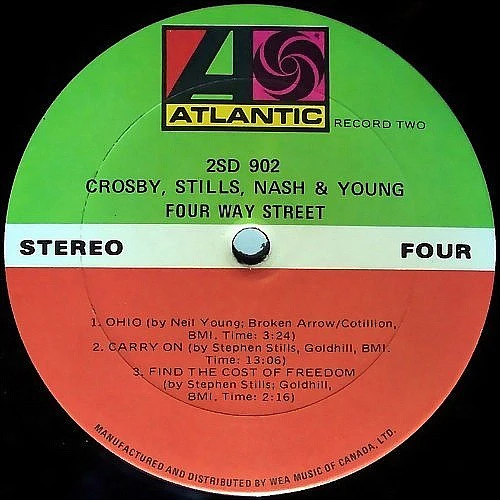 Crosby, Stills, Nash & Young – 4 Way Street (VG/VG) – 2xLP, CA 1972 - Image 7