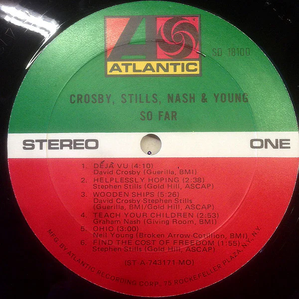 Crosby, Stills, Nash & Young – So Far (VG/VG) – LP, US 1974 - Image 3