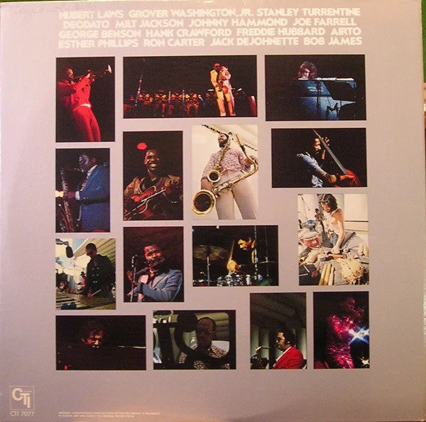 CTI All-Stars – CTI Summer Jazz At The Hollywood Bowl Live Two (VG+/VG+) – LP, US 1977 - Image 2