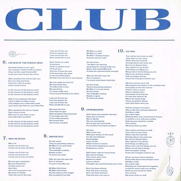 Culture Club – Colour By Numbers (VG+/VG+) – LP, AU 1983 - Image 9