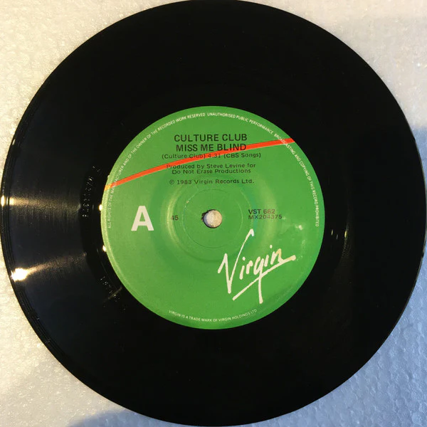 Culture Club – Miss Me Blind (VG+/Generic) – 7", AU 1984 - Image 3