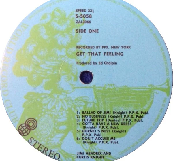Jimi Hendrix, Curtis Knight – Get That Feeling (E/VG+) – LP, AU 1973 - Image 4