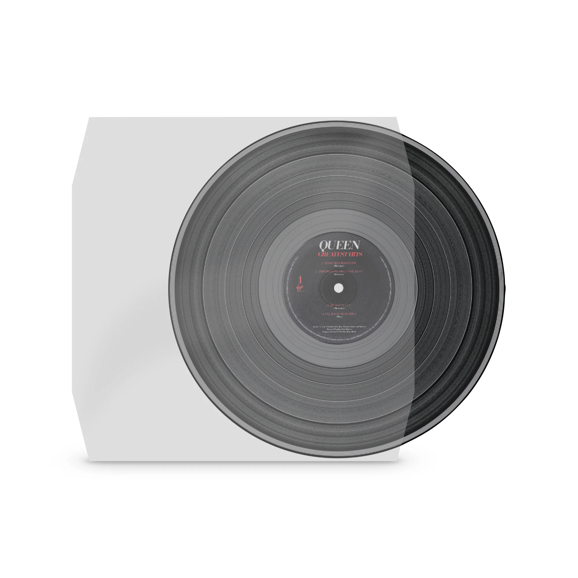Cut Corner 12" Frosted Record Inner Sleeves - Anti-Static 90 Micron HDPE