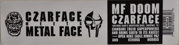 Czarface, MF Doom – Czarface Meets Metal Face (VG+/VG+) – LP, US 2021 - Image 4