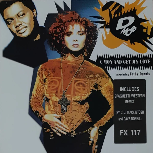 D Mob, Cathy Dennis – C'Mon And Get My Love (VG+/VG+) – 12", UK 1989