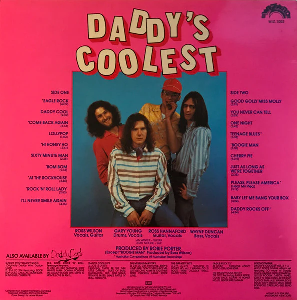 Daddy Cool – Daddy's Coolest - The 20 Greatest Hits Of Daddy Cool (VG+/VG+) – LP, AU 1982 - Image 2