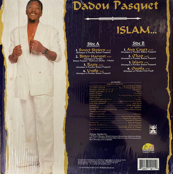 Dadou Pasquet – Islam... (VG+/VG+) – LP, 1993 - Image 2