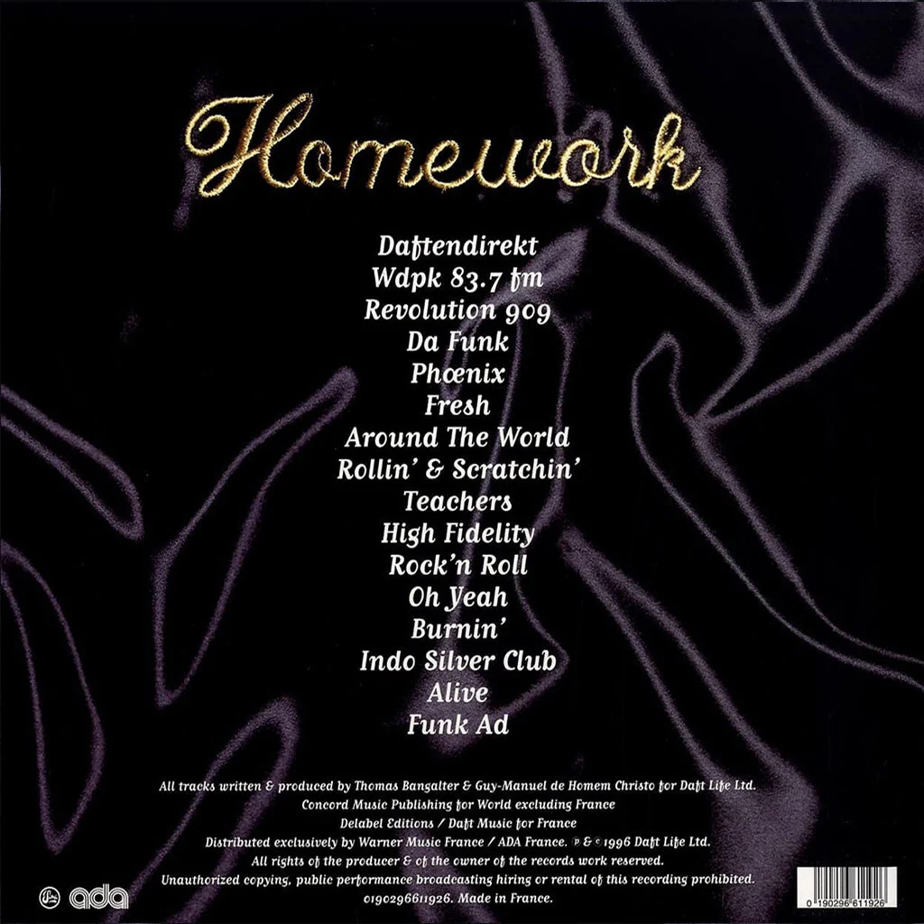 Daft Punk – Homework (2xLP, 2022 reissue) - Image 3