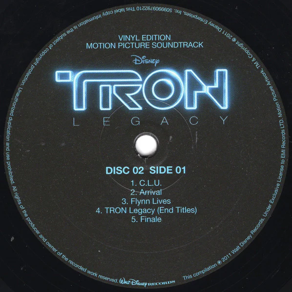 Daft Punk – TRON: Legacy (Vinyl Edition Motion Picture Soundtrack) (E/E) – 2xLP, US 2015 - Image 7