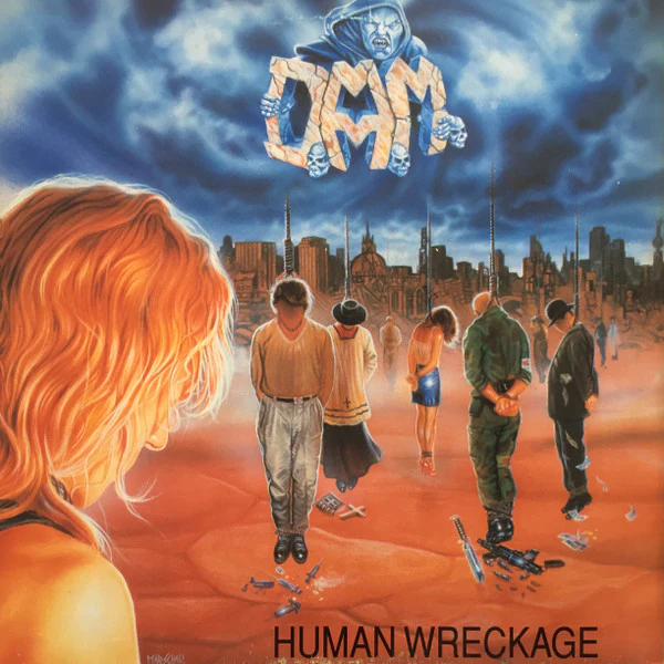 D.A.M. – Human Wreckage (VG+/VG+) – LP, DE 1989