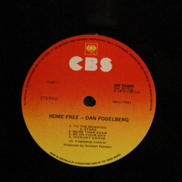 Dan Fogelberg – Home Free (E/E) – LP, AU 1972 - Image 4