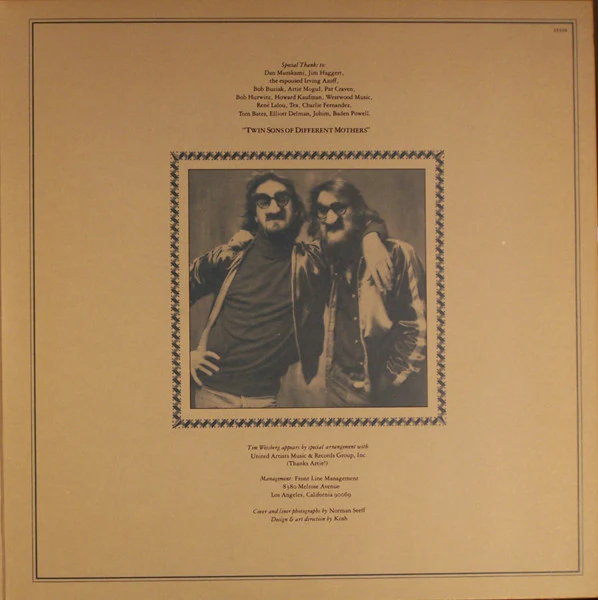 Dan Fogelberg, Tim Weisberg – Twin Sons Of Different Mothers (VG+/VG+) – LP, US 1978 - Image 3