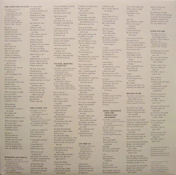 Dan Fogelberg – Windows And Walls (VG+/VG) – LP, US 1984 - Image 7