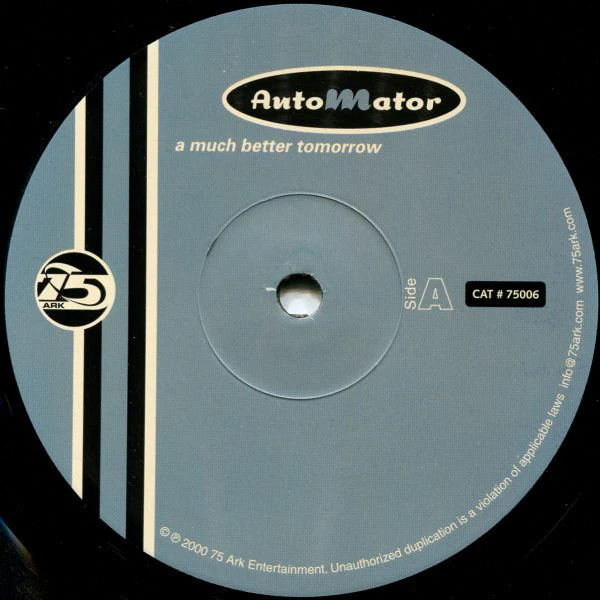 Dan The Automator – A Much Better Tomorrow (VG+/VG+) – 2xLP, US 2000 - Image 3