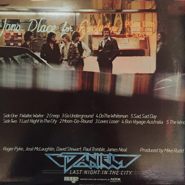 Daniel – Last Night In the City (E/E) – LP, AU 1978 - Image 2