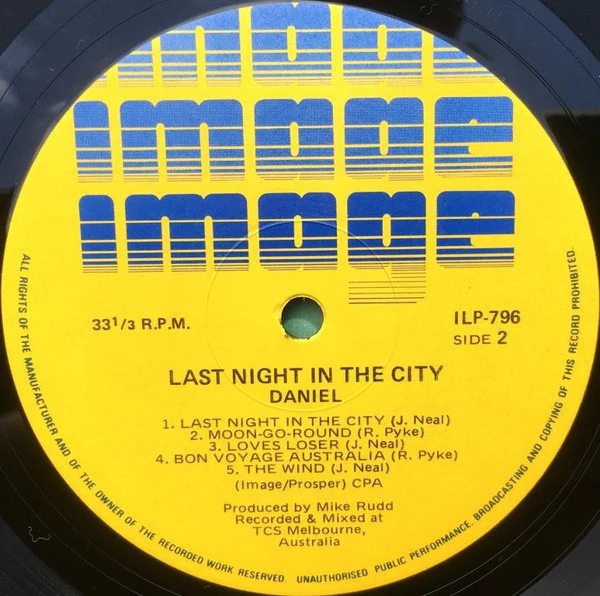 Daniel – Last Night In the City (E/E) – LP, AU 1978 - Image 4
