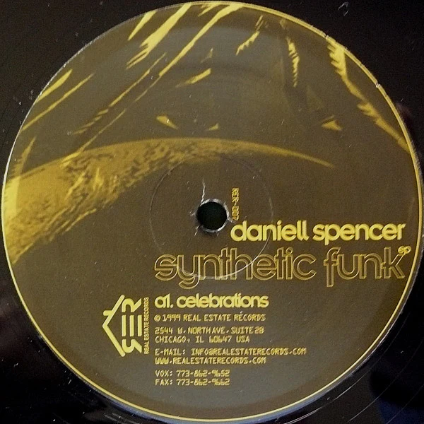 Daniell Spencer – Synthetic Funk (VG+/Generic) – 12", US 1999