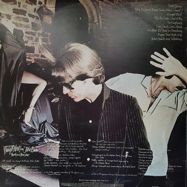 Daryl Hall & John Oates – Beauty On A Back Street (VG+/VG+) – LP, AU 1977 - Image 2