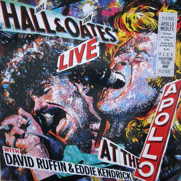 Daryl Hall & John Oates, David Ruffin, Eddie Kendricks – Live At The Apollo (VG/VG) – LP, EU 1985