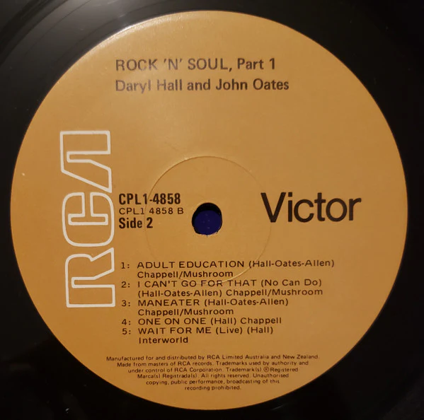 Daryl Hall & John Oates – Rock 'N Soul Part 1 (VG/VG+) – LP, AU 1984 - Image 4