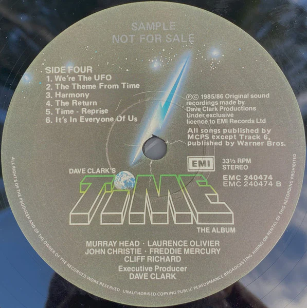 Dave Clark – Time (The Album) (VG+/VG+) – 2xLP, AU 1986 - Image 6