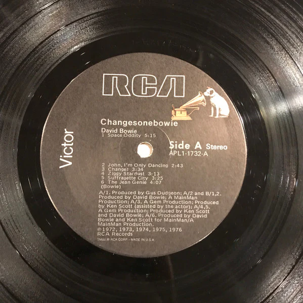 David Bowie – ChangesOneBowie (VG/VG+) – LP, US 1976 - Image 3