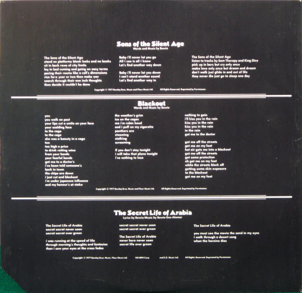 David Bowie – "Heroes" (VG+/VG) – LP, AU 1977 - Image 6