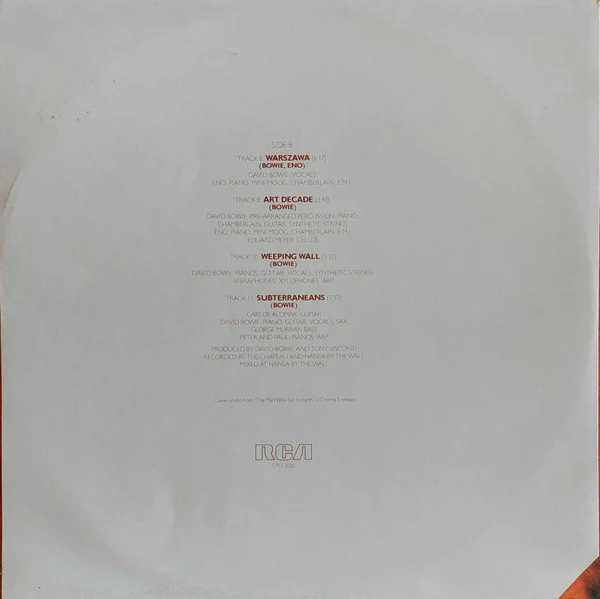 David Bowie – Low (VG+/VG+) – LP, AU 1977 - Image 6