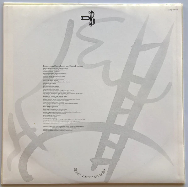 David Bowie – Never Let Me Down (VG+/VG+) – LP, AU 1987 - Image 6