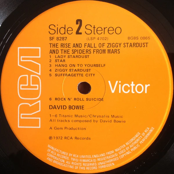 David Bowie – The Rise And Fall Of Ziggy Stardust And The Spiders From Mars (VG/VG) – LP, UK 1972 - Image 4