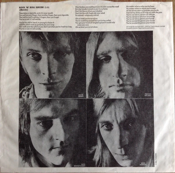 David Bowie – The Rise And Fall Of Ziggy Stardust And The Spiders From Mars (VG/VG) – LP, UK 1972 - Image 5