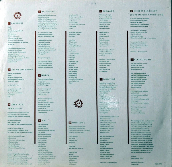 David Hosking – 4 Track Mind (VG+/E) – LP, AU 1990 - Image 2