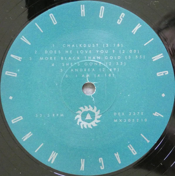 David Hosking – 4 Track Mind (VG+/E) – LP, AU 1990 - Image 3