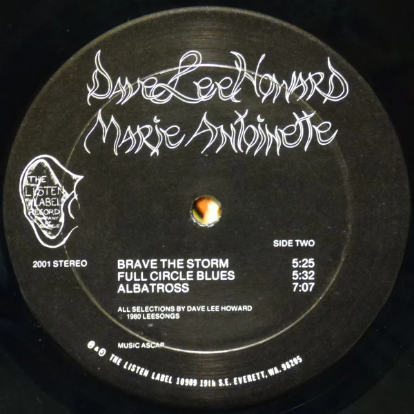 David Lee Howard – Marie Antoinette (VG+/VG) – LP, US 1980 - Image 7