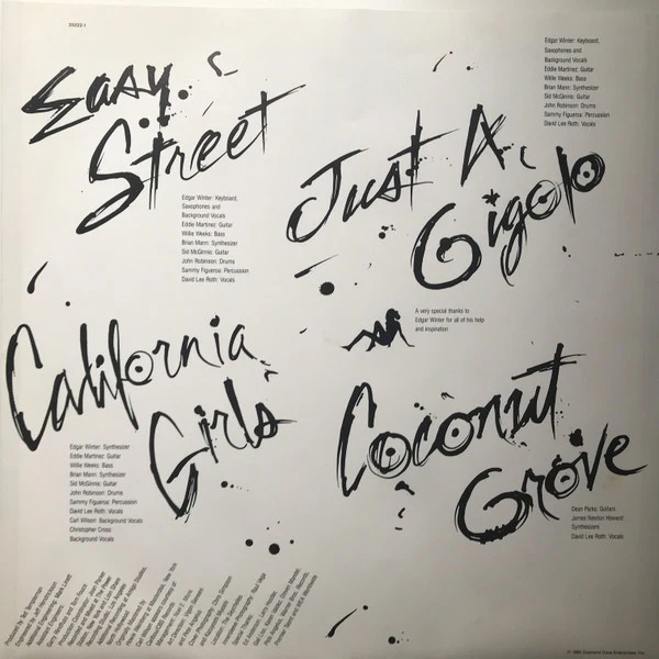 David Lee Roth – Crazy From The Heat (VG+/VG+) – 12", AU 1985 - Image 3