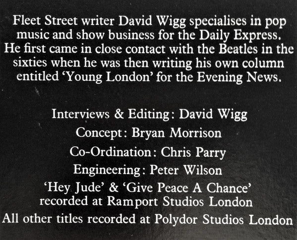 The Beatles, David Wigg – The Beatles Tapes From The David Wigg Interviews (VG+/VG+) – 2xLP, AU 1976 - Image 6