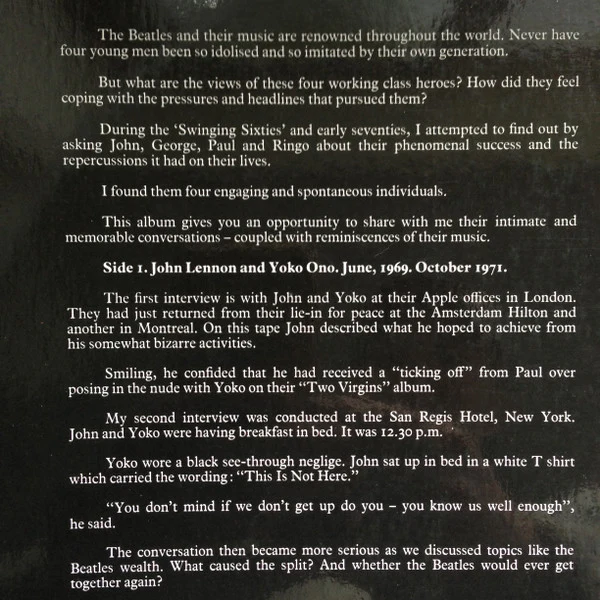 The Beatles, David Wigg – The Beatles Tapes From The David Wigg Interviews (VG+/VG+) – 2xLP, AU 1976 - Image 9