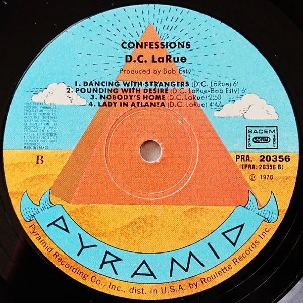 D.C. LaRue – Confessions (VG/VG+) – LP, FR 1978 - Image 4