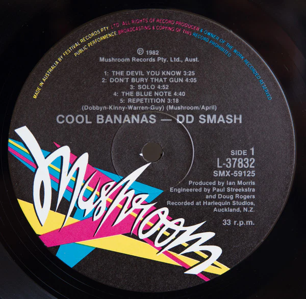 DD Smash – Cool Bananas (VG+/VG) – LP, AU 1982 - Image 3