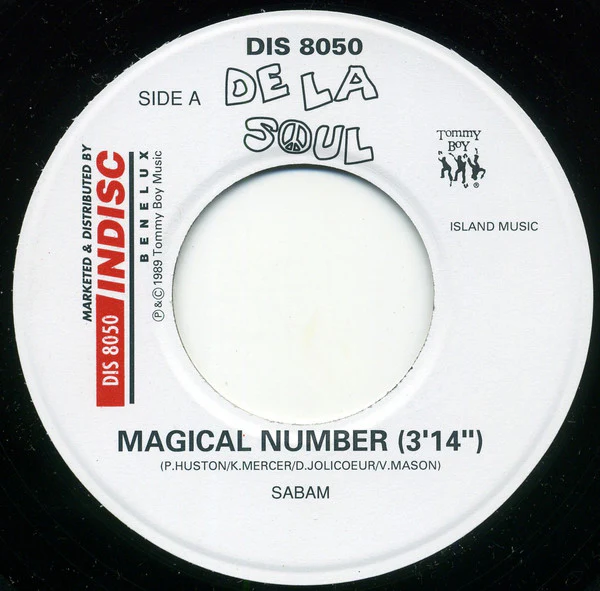 De La Soul – The Magic Number / Buddy (VG/VG+) – 7", Benelux 1989 - Image 3
