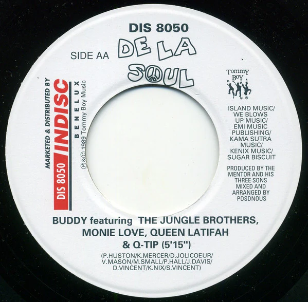 De La Soul – The Magic Number / Buddy (VG/VG+) – 7", Benelux 1989 - Image 4
