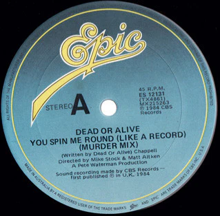 Dead Or Alive – You Spin Me Round (Like A Record) (Murder Mix) (VG/VG) – 12", AU 1985 - Image 3