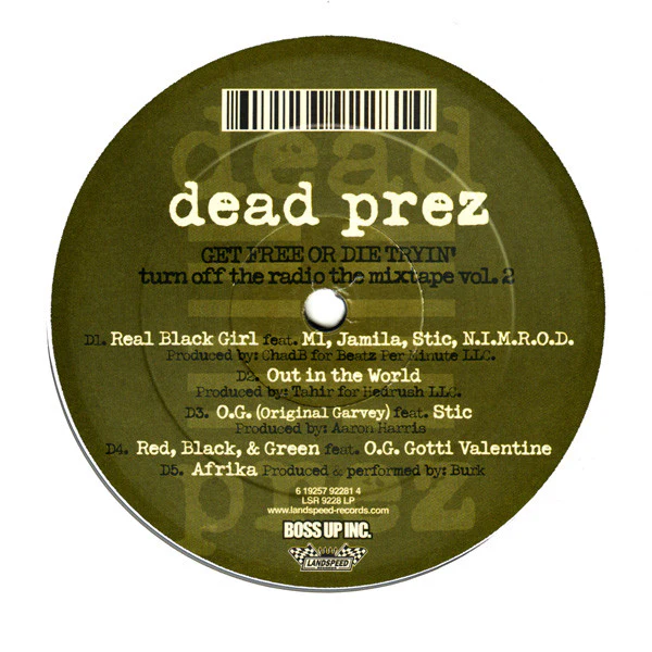 Dead Prez – Turn Off The Radio: The Mixtape Vol. 2-Get Free Or Die Tryin' (VG/Generic) – 2xLP, US - Image 2