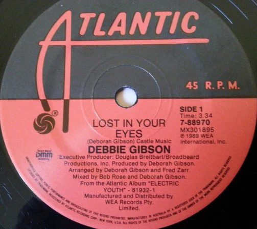Debbie Gibson – Lost In Your Eyes (E/E) – 7", AU 1989 - Image 3