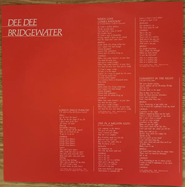 Dee Dee Bridgewater – Dee Dee Bridgewater (E/VG+) – LP, AU 1980 - Image 3