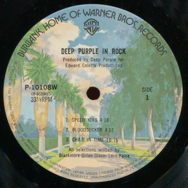 Deep Purple, Deep Purple – In Rock = イン・ロック (E/E) – LP, JP 1976, With OBI - Image 7